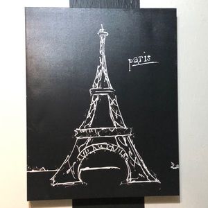 Paris Canvas sign